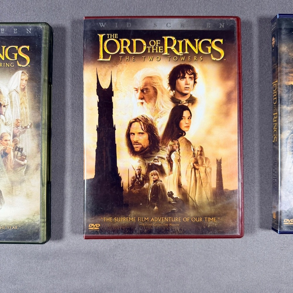 Lord of the Rings Motion Picture Trilogy DVD Set Widescreen Multi Fantasy Movie - Picture 4 of 7